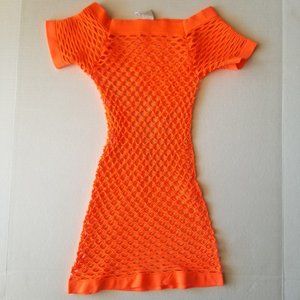 Smart and sexy mesh mini dress